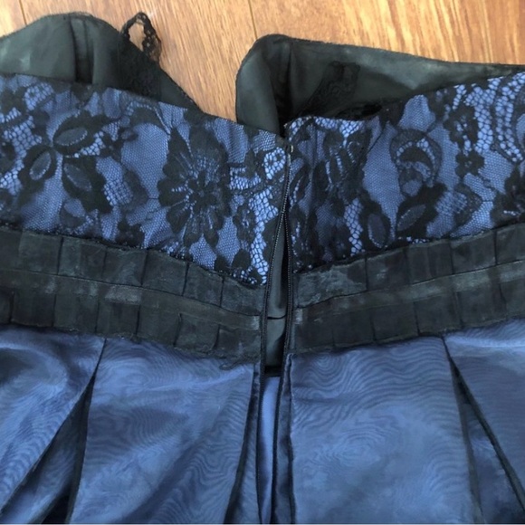 BCBGeneration Blue and Black Mini Dress - Picture 3 of 5